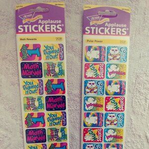 Teacher: TREND ENTERPRISES Applause Stickers - Brand New Sealed